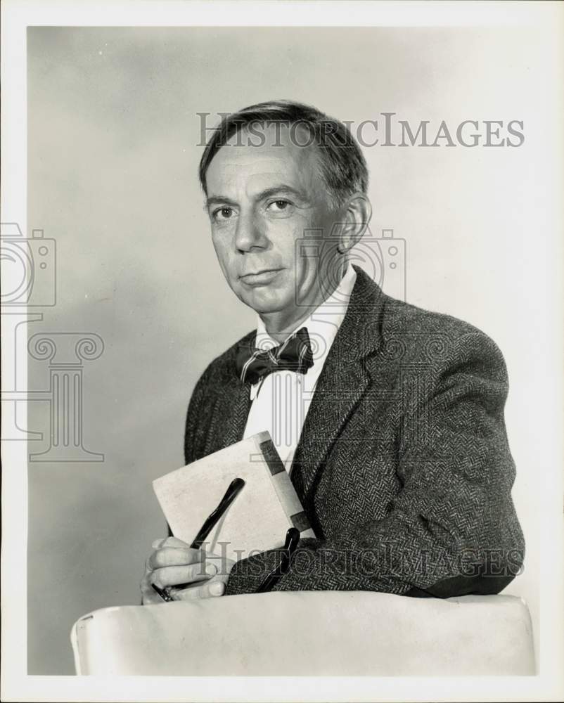 1963 Press Photo Henry Jones as Dean Fred Baker in &quot;Channing.&quot; - hpp26972- Historic Images