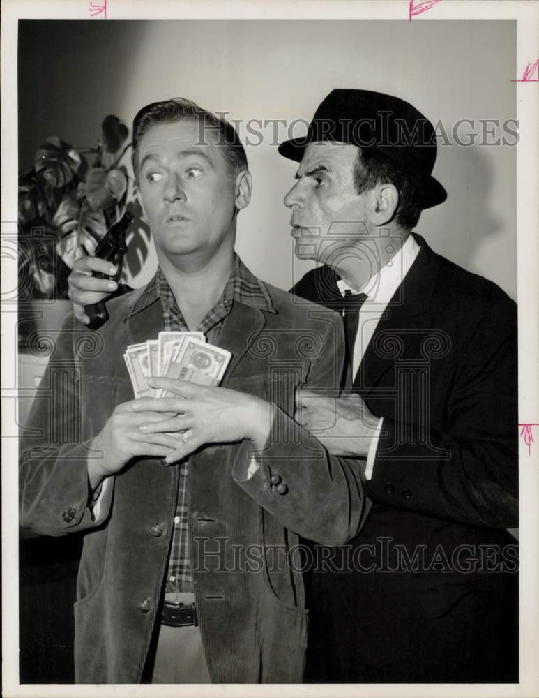 1965 Press Photo Actors Alan Young &amp; Marc Lawrence - hpp27000- Historic Images