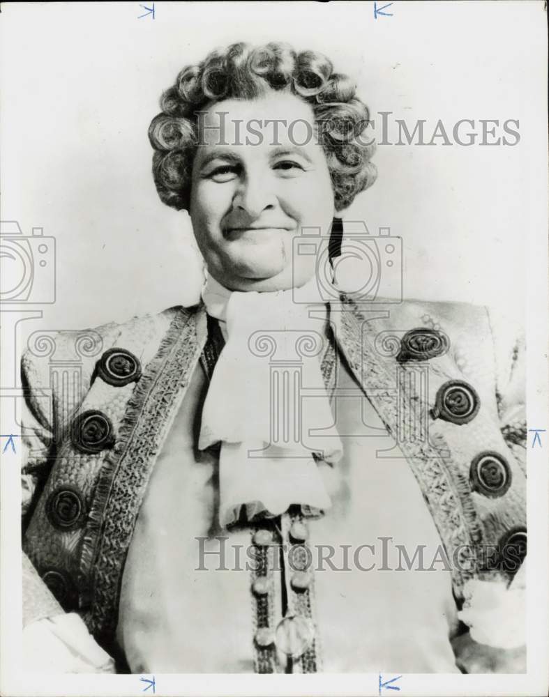 1969 Press Photo Andrew Foldi as Dr. Bartolo in Houston&#39;s &quot;Barber of Seville.&quot;- Historic Images