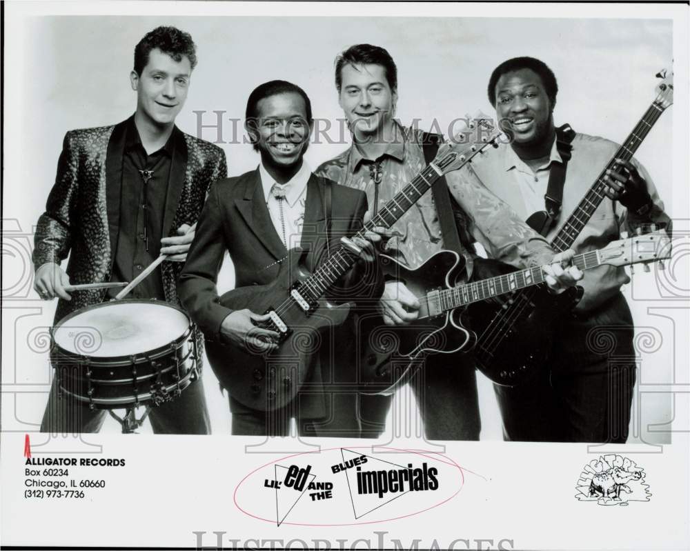 1992 Press Photo Lil&#39; Ed and the Blues Imperials, Music Group - hpp27438- Historic Images