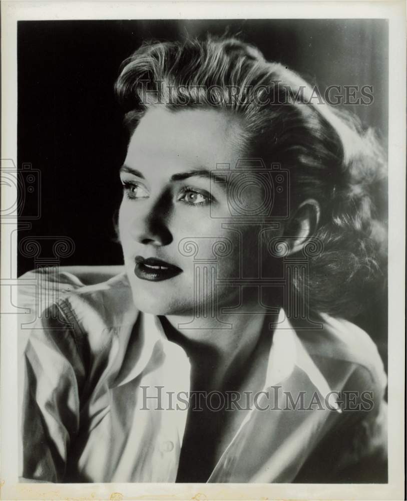 1955 Press Photo Actress Mary Fickett - hpp27522- Historic Images