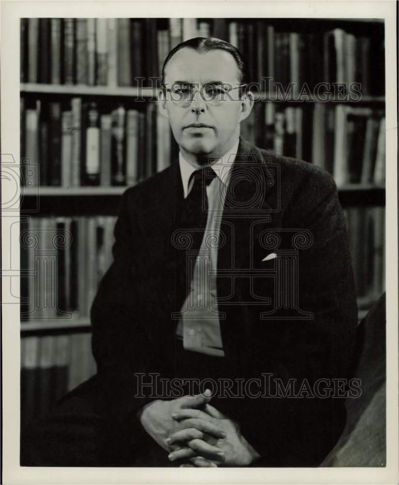 1956 Press Photo Carey McWilliams, Author of &quot;Witchhunt&quot; - hpp27639- Historic Images