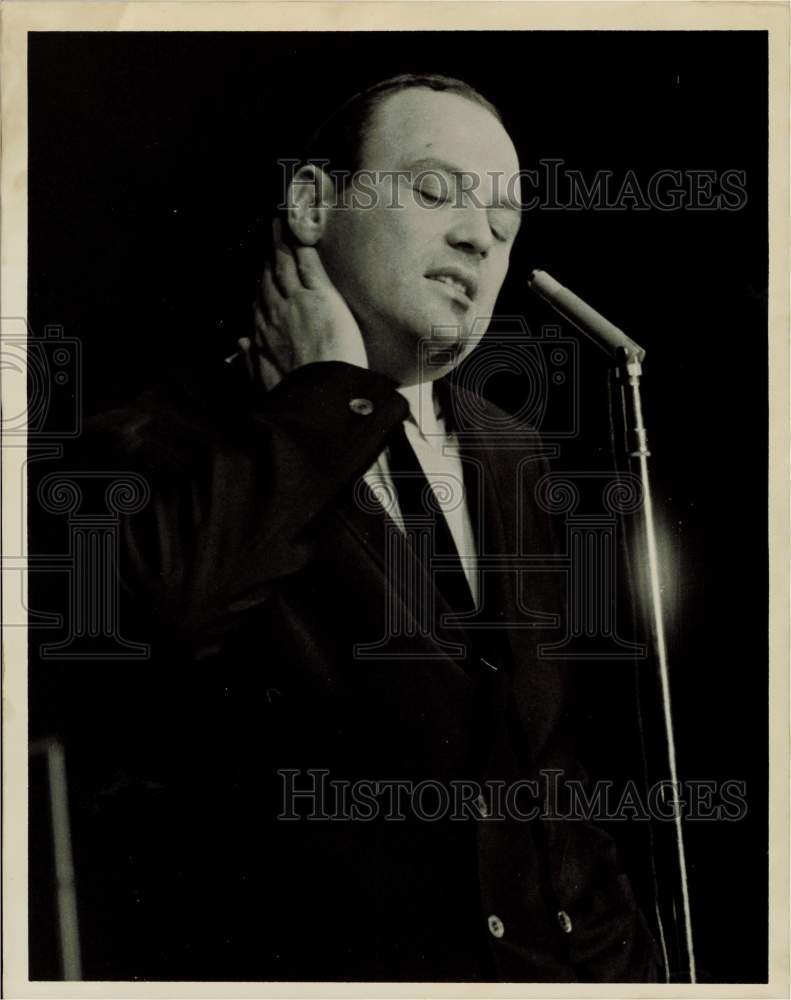 1961 Press Photo Night Club Comedian Don Sherman - hpp27671- Historic Images