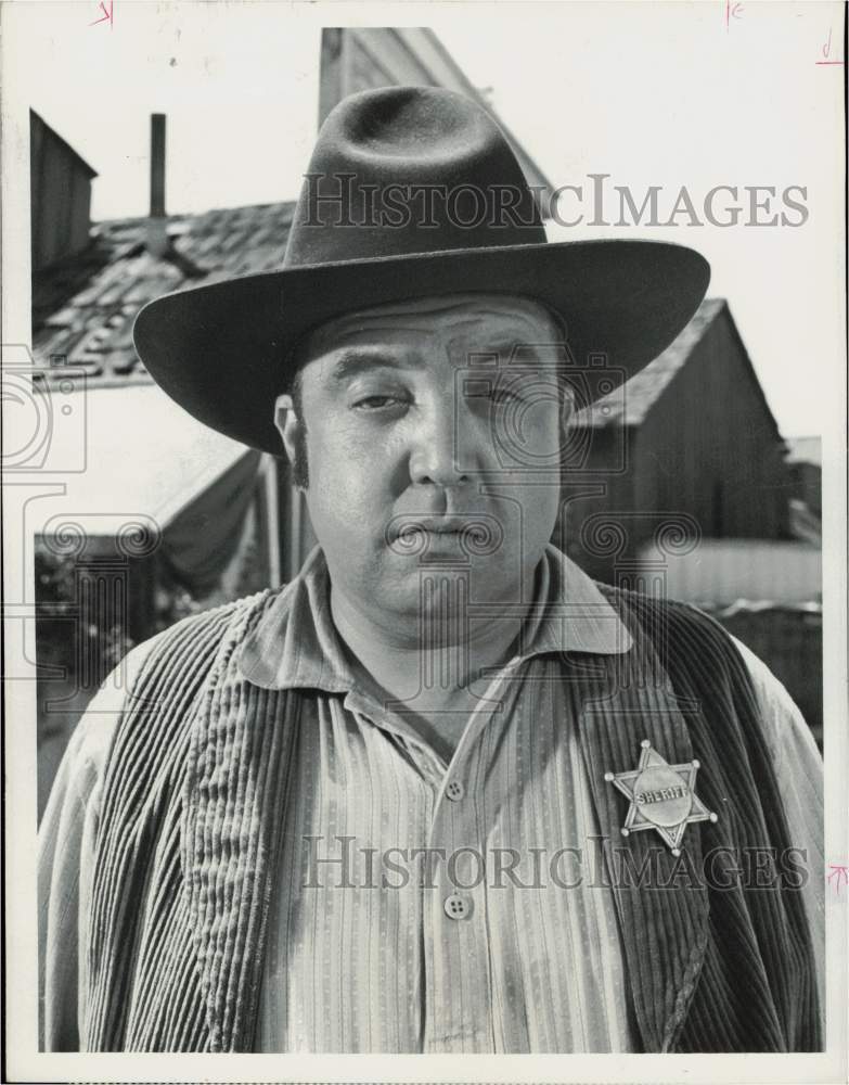 1965 Press Photo Actor Allan Sherman on &quot;The Loner&quot; - hpp27676- Historic Images