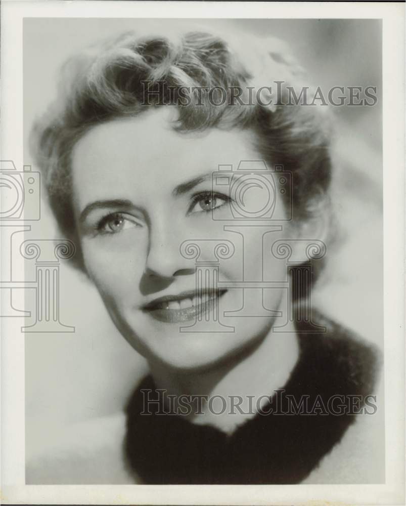 1955 Press Photo Actress Mary Fickett - hpp27784- Historic Images