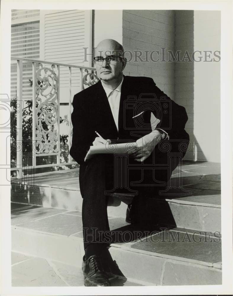 1961 Press Photo Author Frank G. Slaughter - hpp27844- Historic Images