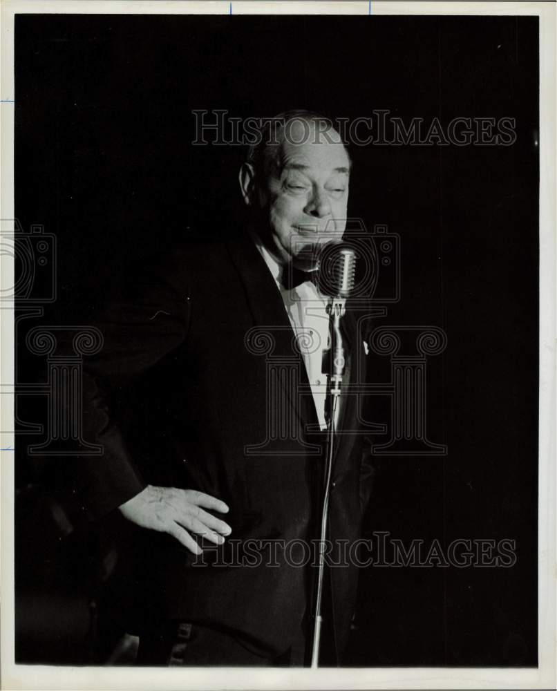 1963 Press Photo Comedian Ted Lewis - hpp27864- Historic Images