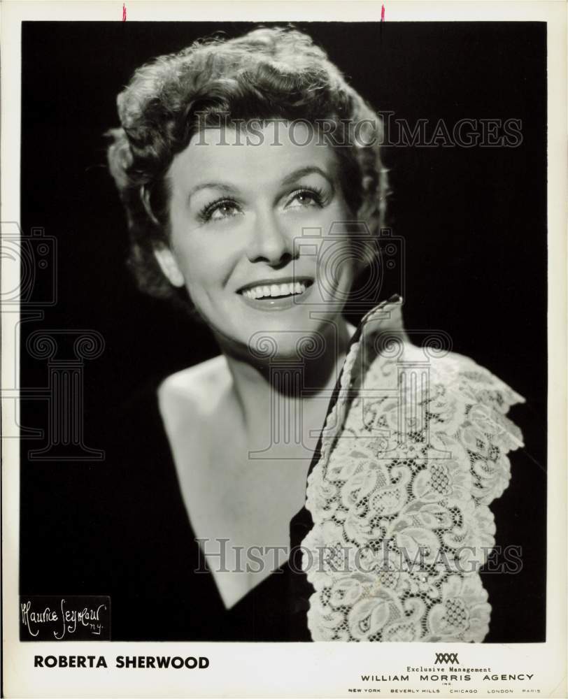 1960 Press Photo Singer Roberta Sherwood - hpp27878- Historic Images