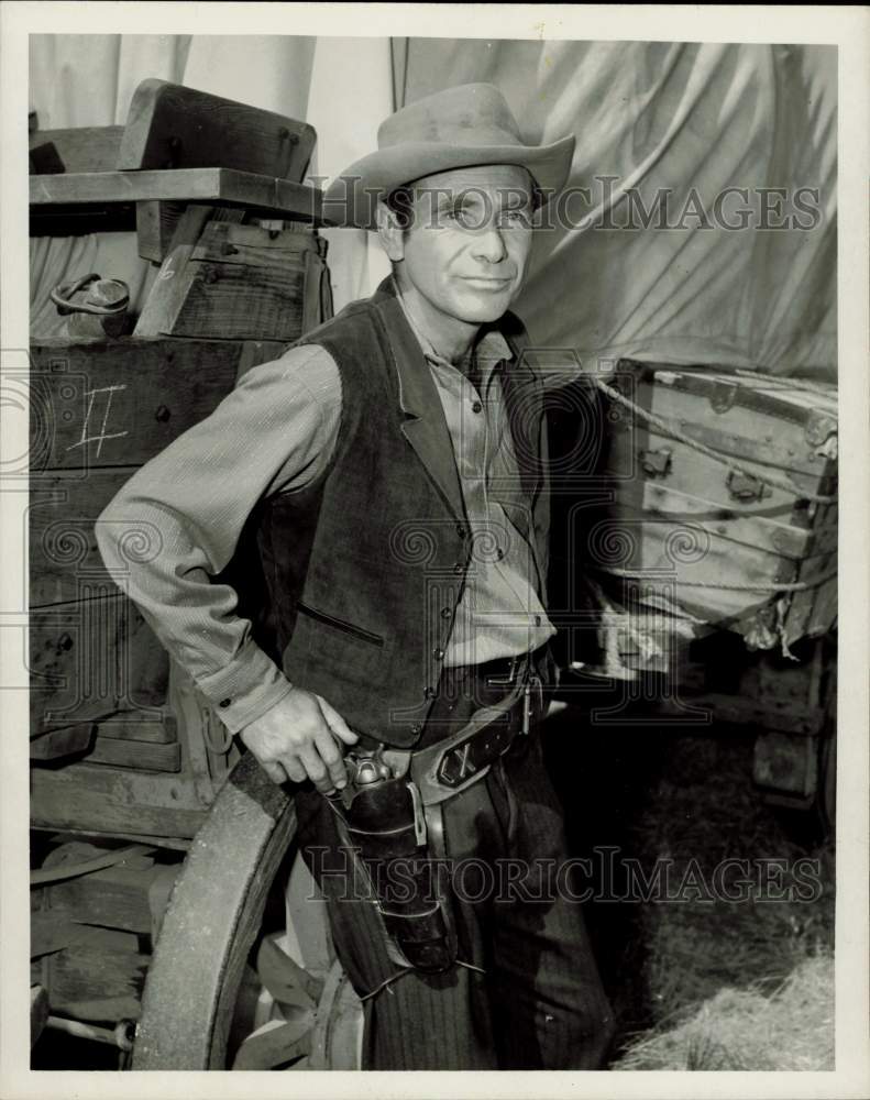 1957 Press Photo TV Actor Gary Merrill - hpp28188- Historic Images