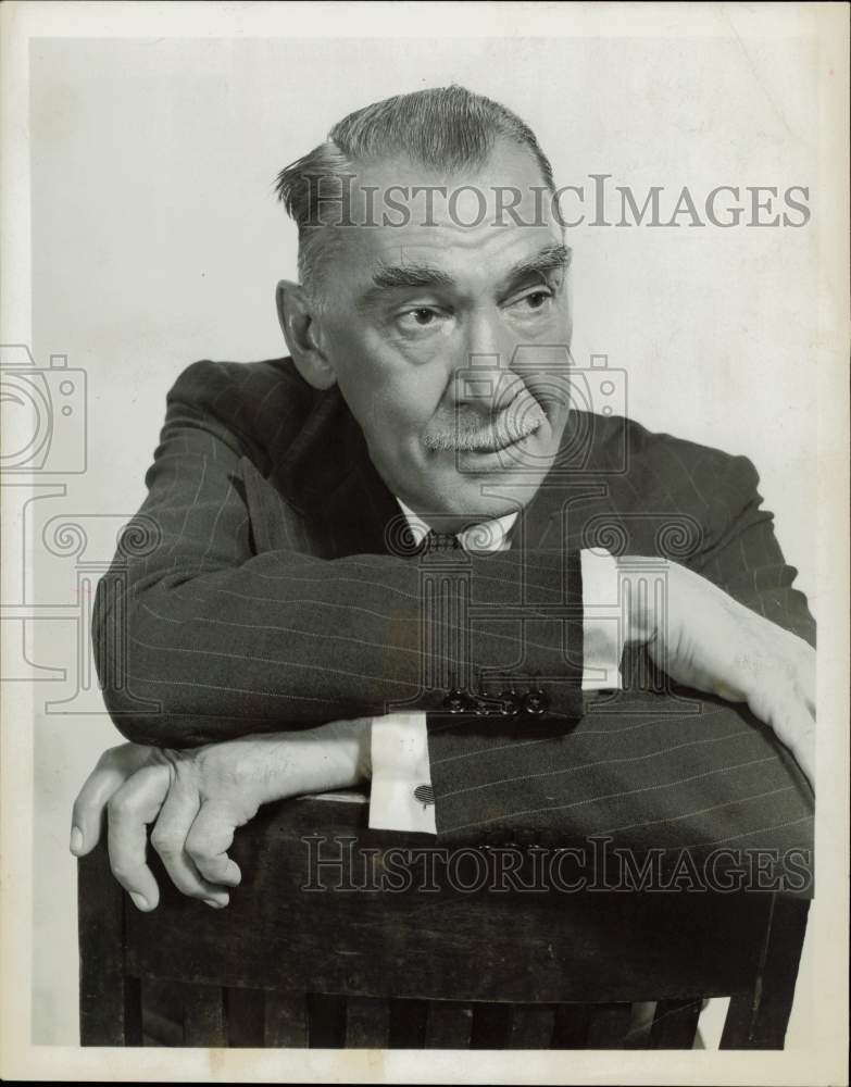 1955 Press Photo Robert E. Sherwood, Playwright &amp; Biographer - hpp28470- Historic Images