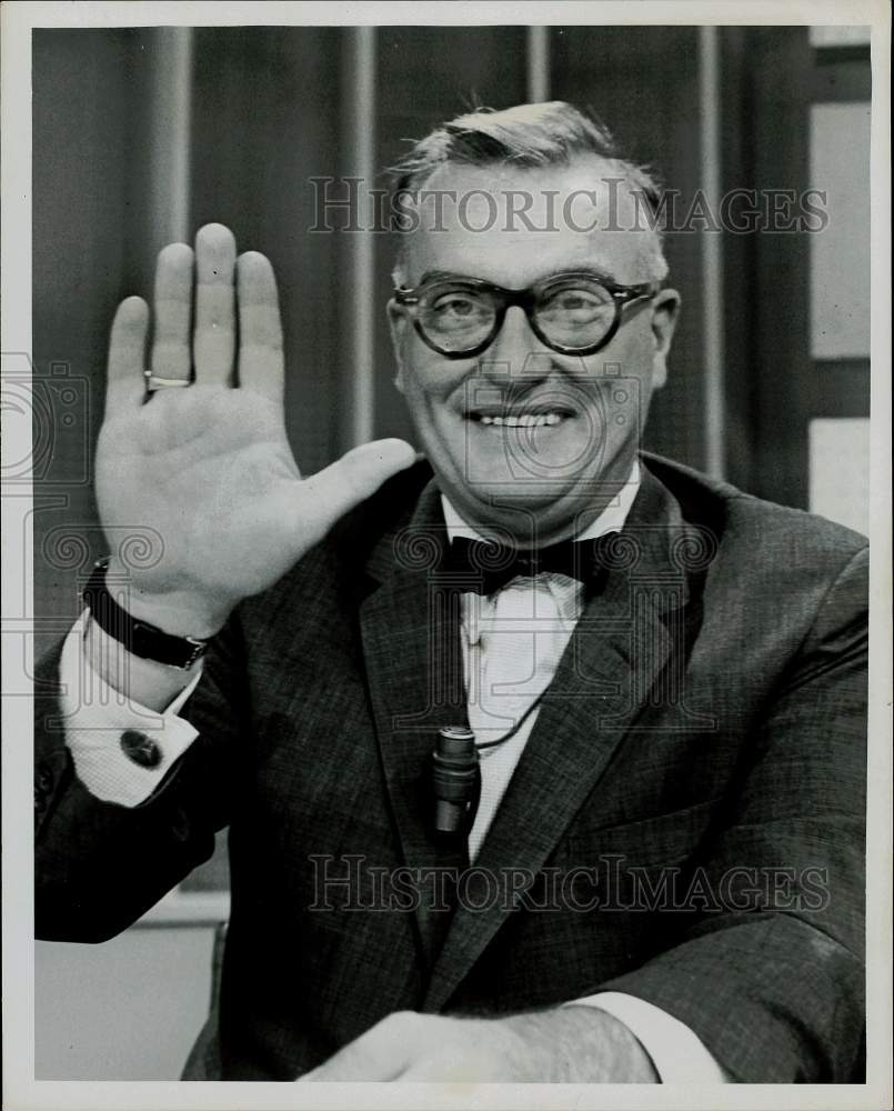 1958 Press Photo Dave Garroway, Star of NBC-TV Network&#39;s &quot;Today&quot; Show- Historic Images