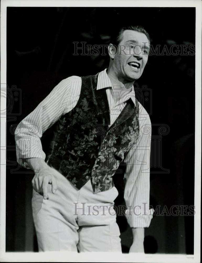 1962 Press Photo Singer Cesare Siepi Rehearses in &quot;Bravo Giovanni&quot; - hpp28615- Historic Images