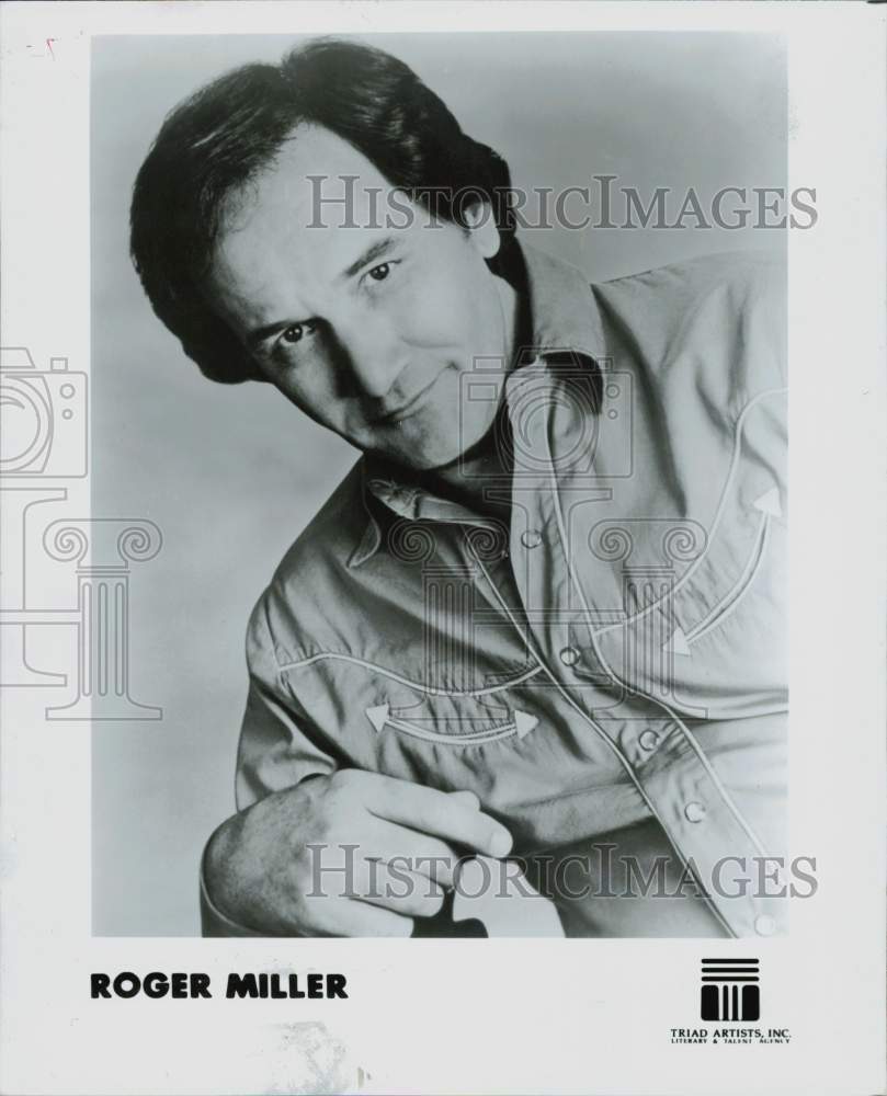 Press Photo Singer Roger Miller - hpp28877- Historic Images