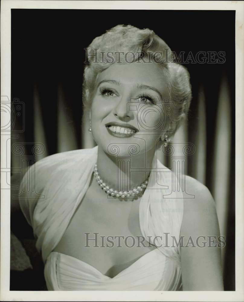 1956 Press Photo Actress Celeste Holm - hpp28901- Historic Images