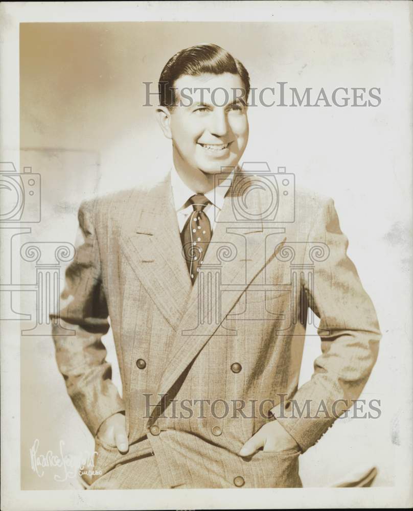 1956 Press Photo Don McNeill, Radio and TV Emcee - hpp29103- Historic Images