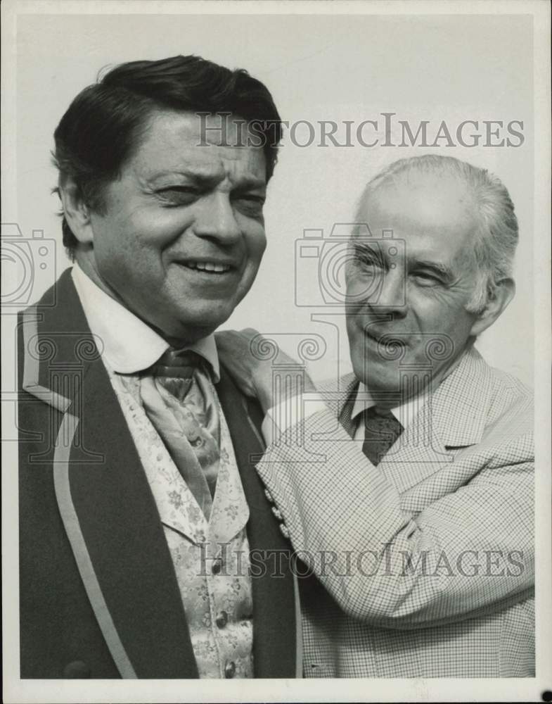 1979 Press Photo Ross Martin &amp; Henry Morgan in &quot;The Wild Wild West Revisited&quot;- Historic Images