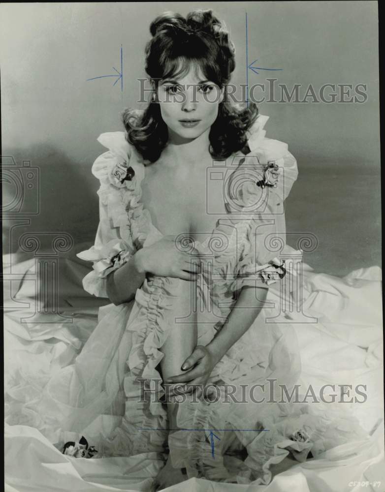 1963 Press Photo Elsa Martinelli, Movie Actress - hpp29853- Historic Images