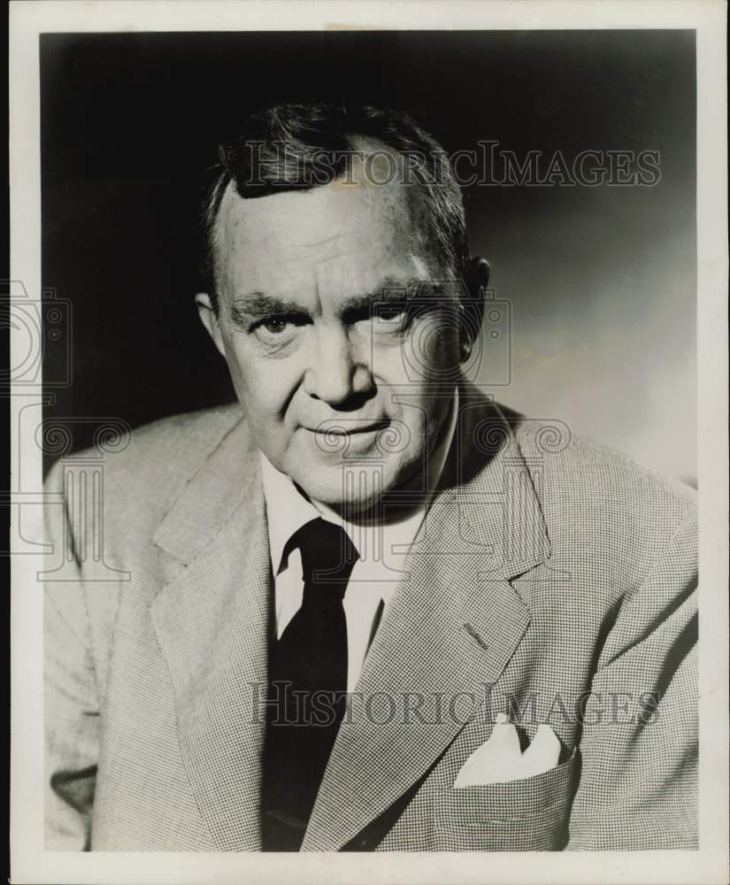 1955 Press Photo Actor Thomas Mitchell on &quot;Climax!&quot; TV Show - hpp29952- Historic Images