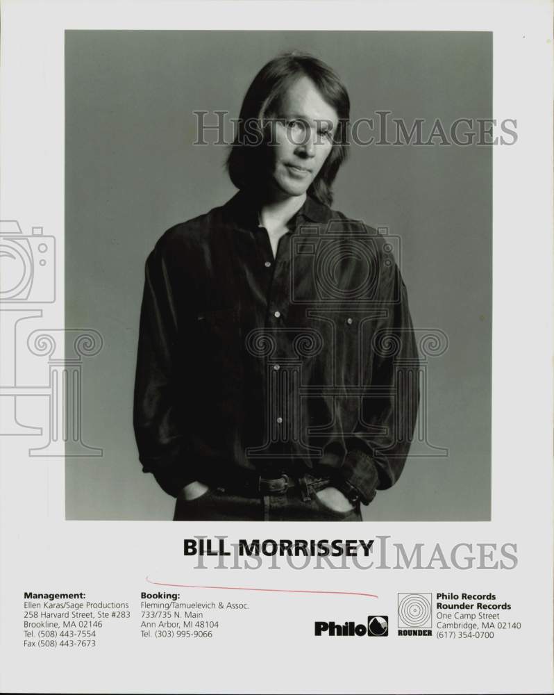 1993 Press Photo Musician Bill Morrissey - hpp30018- Historic Images