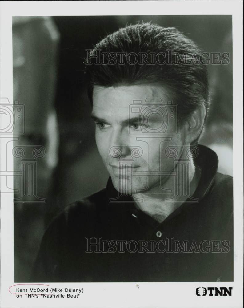 1995 Press Photo Kent McCord as Mike Delany on TNN's "Nashville Beat"- Historic Images