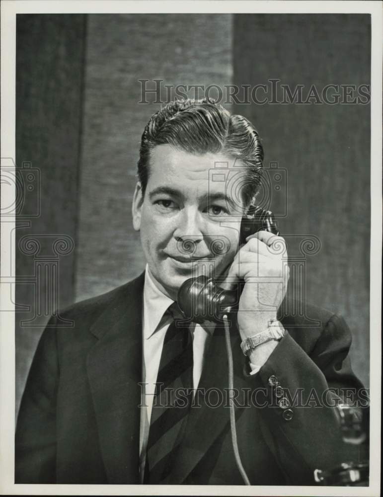 1958 Press Photo Bill Nimmo, Host of &quot;For Love Or Money&quot; Game Show - hpp30145- Historic Images