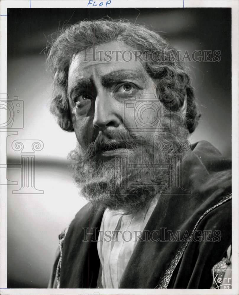 1963 Press Photo Actor Chester Ludgin as Hans Sachs - hpp30438- Historic Images