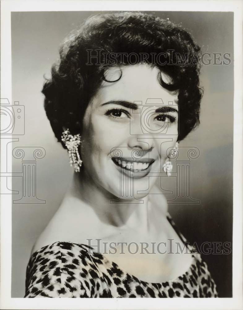 1956 Press Photo Singer Dotty Mack - hpp30538- Historic Images