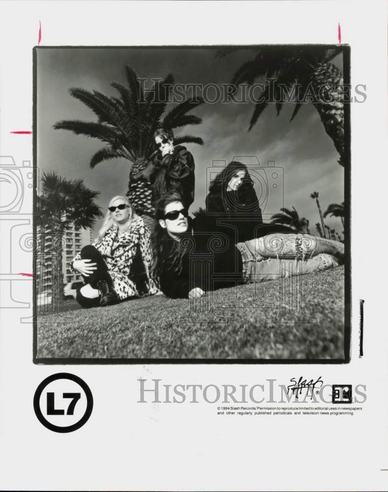 1994 Press Photo L7, Music Group - hpp30576- Historic Images