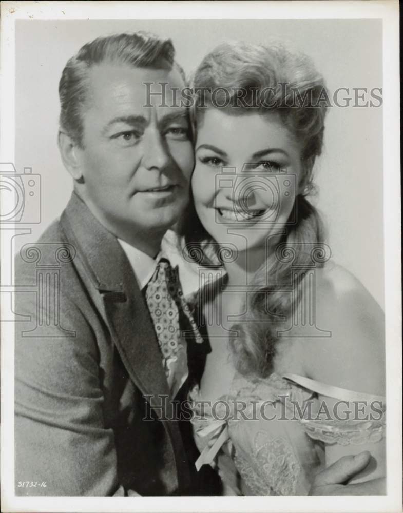 1959 Press Photo Actors Alan Ladd &amp; Claire Kelly - hpp30599- Historic Images