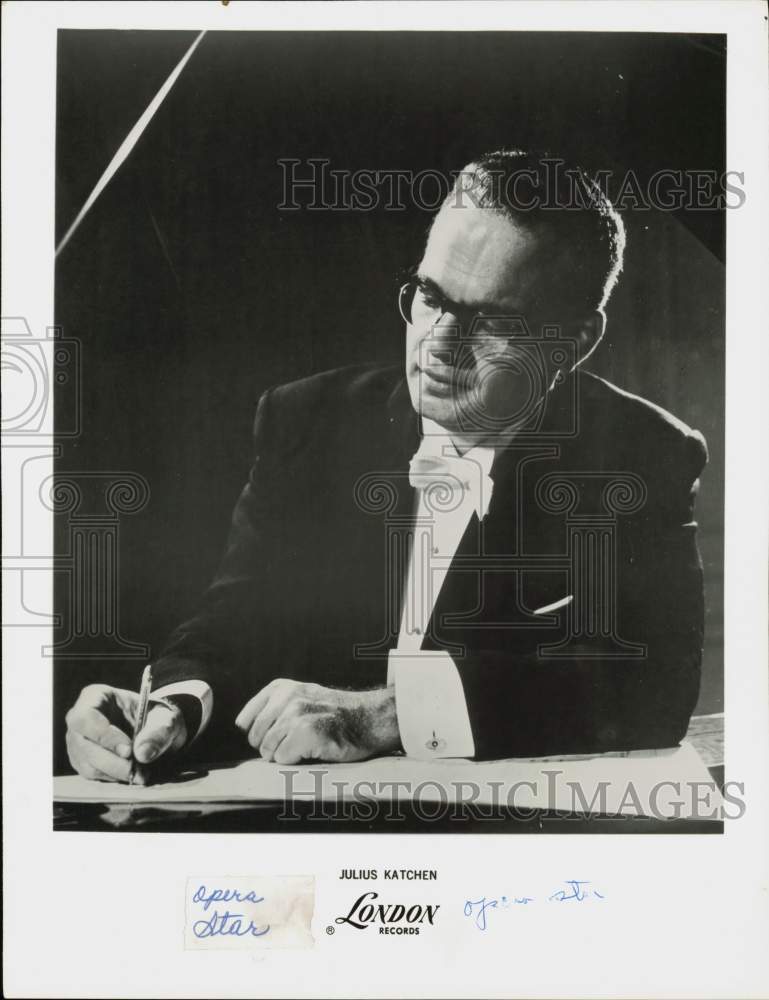 1961 Press Photo Julius Katchen, Opera Star - hpp30644- Historic Images