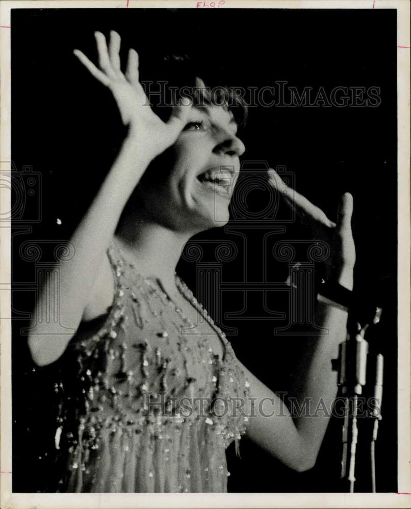 1965 Press Photo Singer Liza Minnelli - hpp30744- Historic Images