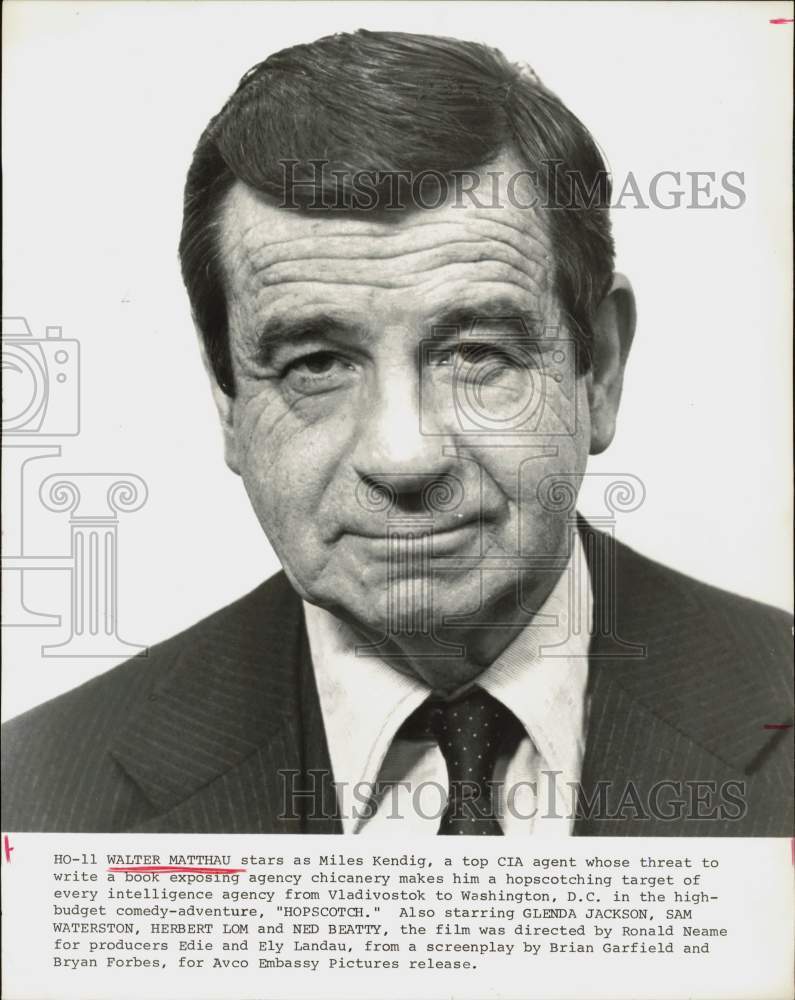 1985 Press Photo Actor Walter Matthau - hpp30981- Historic Images