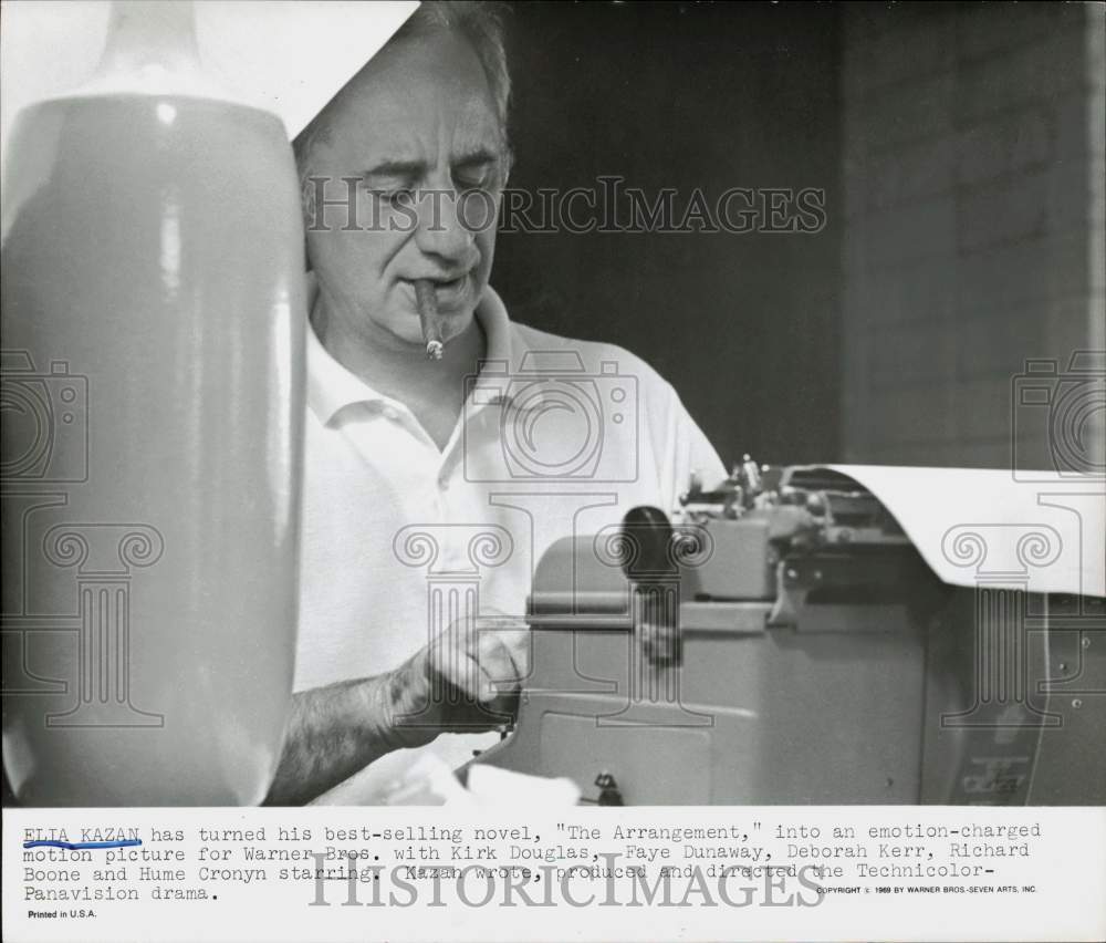 1969 Press Photo Elia Kazan, Writer-Producer-Director of &quot;The Arrangement&quot;- Historic Images