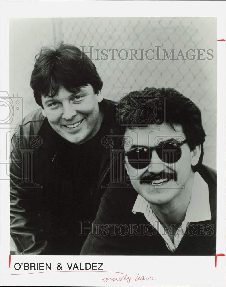 1988 Press Photo O&#39;Brien &amp; Valdez, Comedy Team - hpp31721- Historic Images