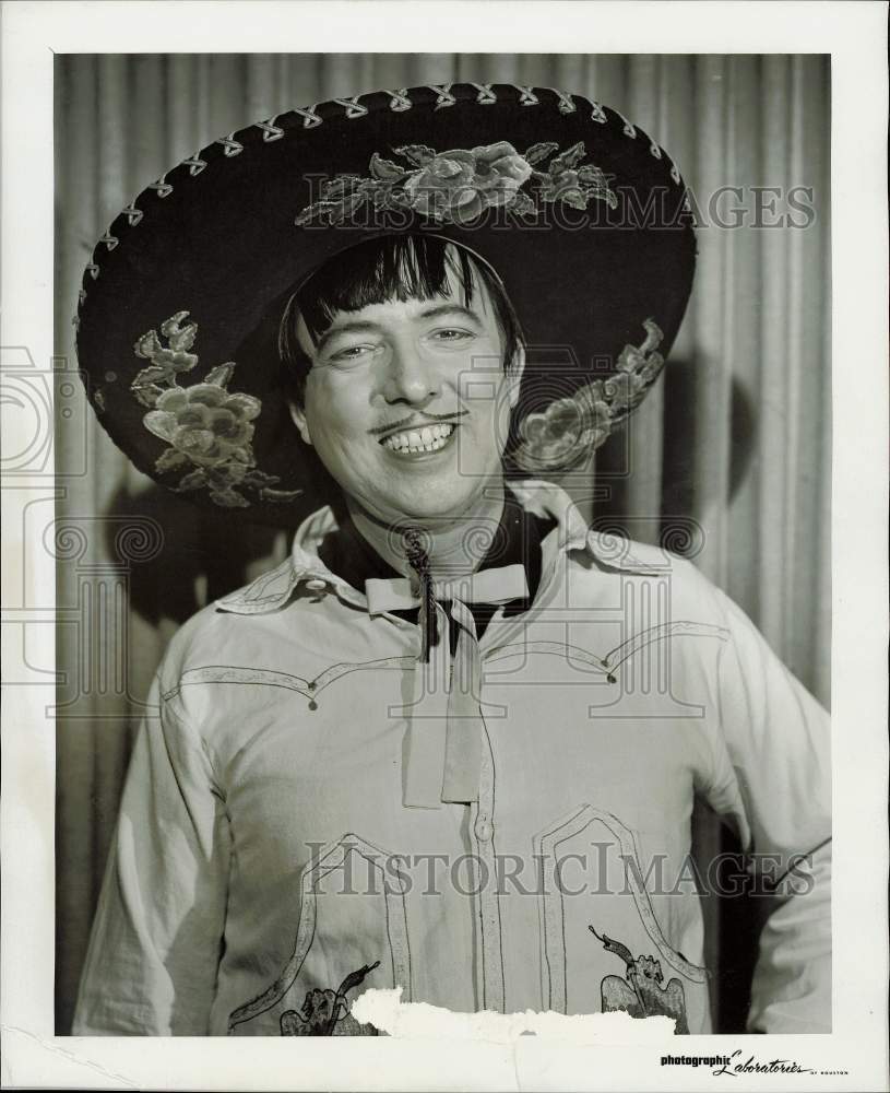 1958 Press Photo Lee &quot;Pancho&quot; Norton, TV Actor - hpp31835- Historic Images