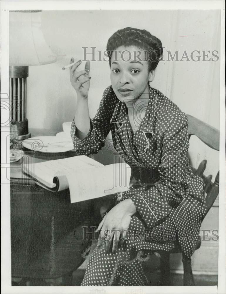 1956 Press Photo Royce Wallace, Harlem Night Club Singer - hpp31866- Historic Images