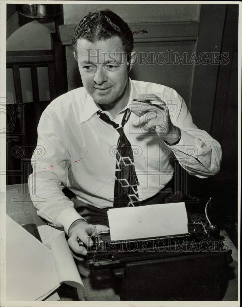 1956 Press Photo Garland Roark, Texas Author - hpp31936- Historic Images