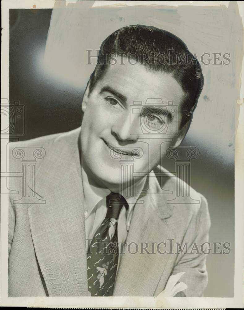 1951 Press Photo Phil Regan, Star of &quot;The Phil Regan Show&quot; on CBS - hpp31961- Historic Images