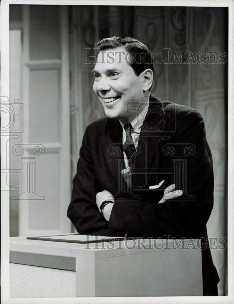 1958 Press Photo Gene Rayburn, TV Emcee - hpp31994- Historic Images