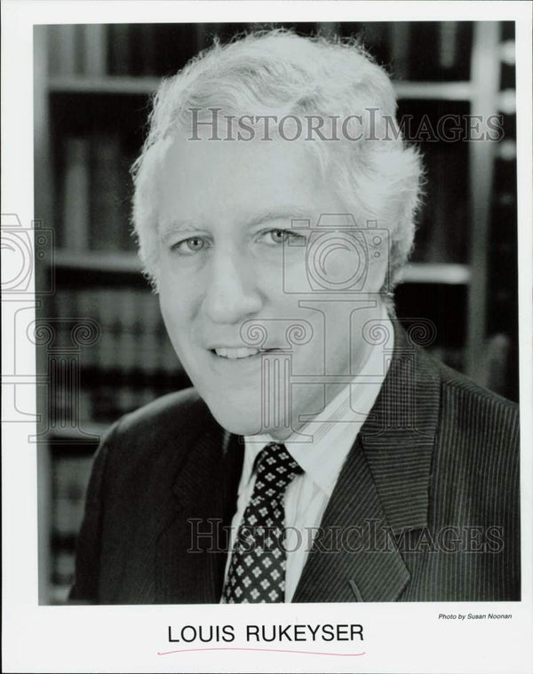 Press Photo Louis Rukeyser - hpp32005 - Historic Images