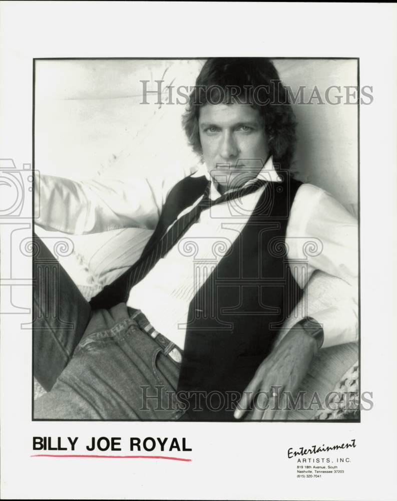 1986 Press Photo Billy Joe Royal - hpp32027- Historic Images