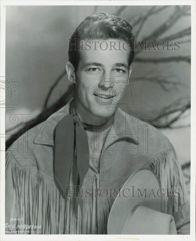 1959 Press Photo Actor Guy Madison as &quot;Wild Bill Hickok&quot; - hpp32045- Historic Images