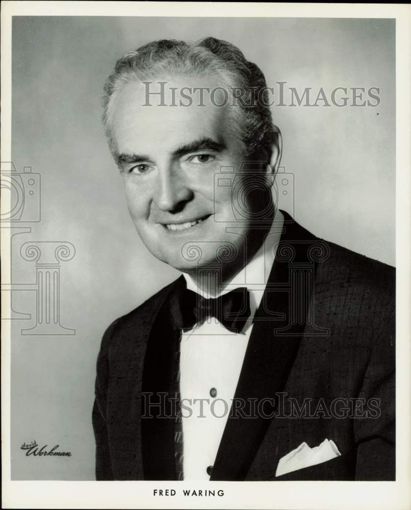 1960 Press Photo Fred Waring, Orchestra Leader - hpp32111- Historic Images