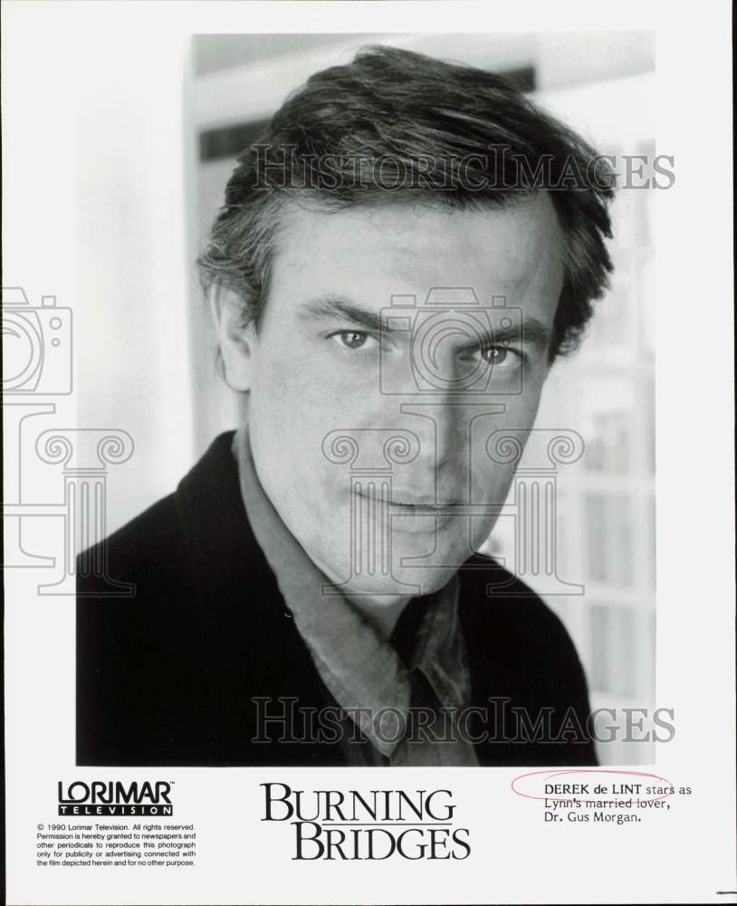 1990 Press Photo Actor Derek de Lint in &quot;Burning Bridges&quot; - hpp32129- Historic Images