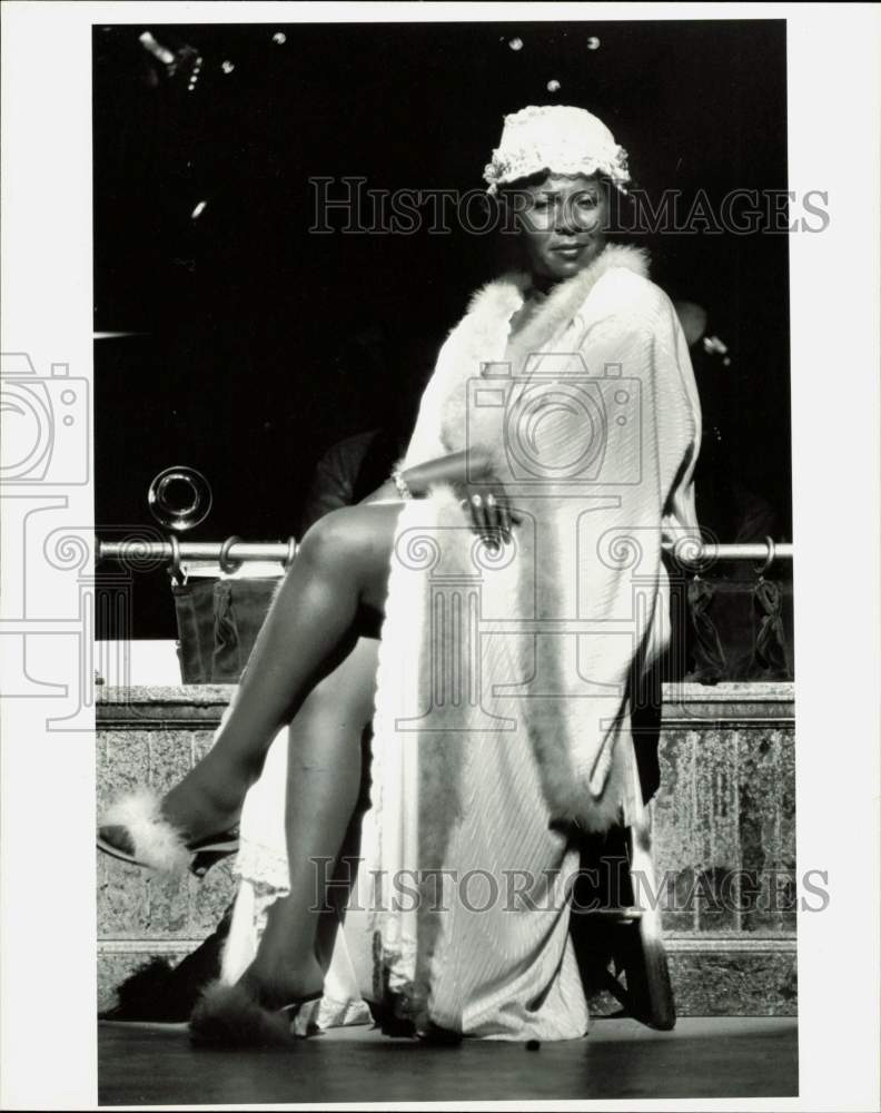 Press Photo Actress-Singer Sandra Reaves-Phillips in &quot;One Mo&#39; Time&quot; - hpp32254- Historic Images