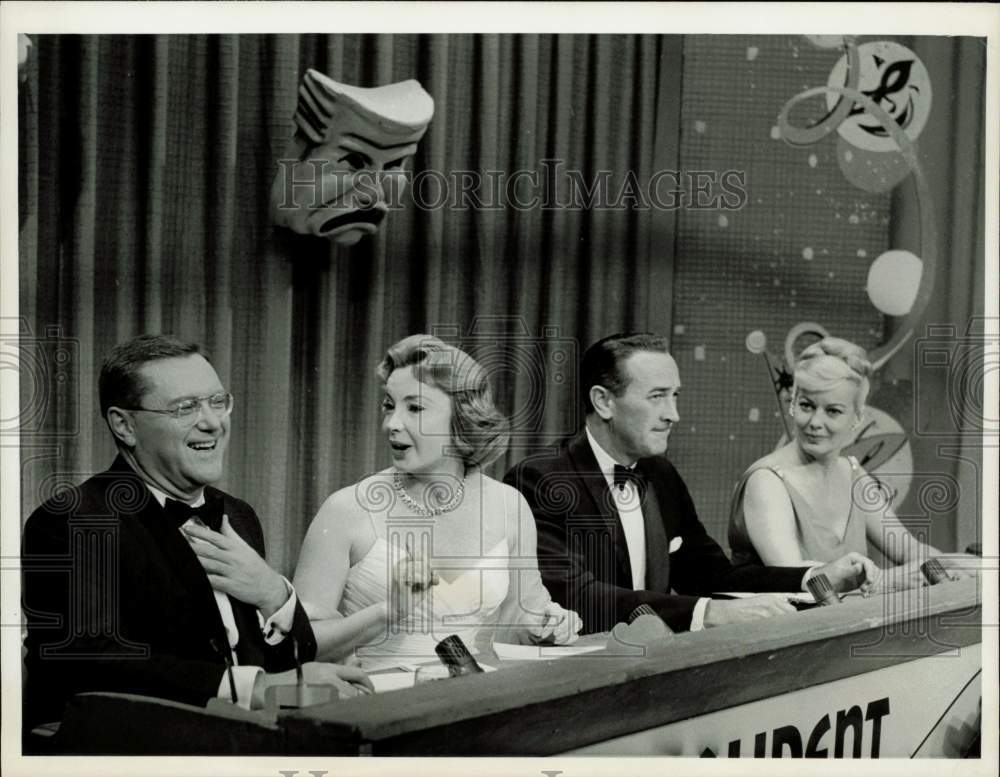 1959 Press Photo Panelists on &quot;Masquerade Party&quot; TV Show - hpp32501- Historic Images