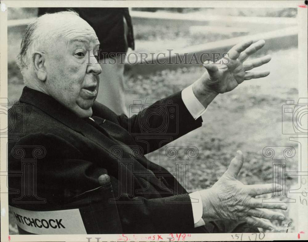 1979 Press Photo Director Alfred Hitchcock - hpp32502- Historic Images