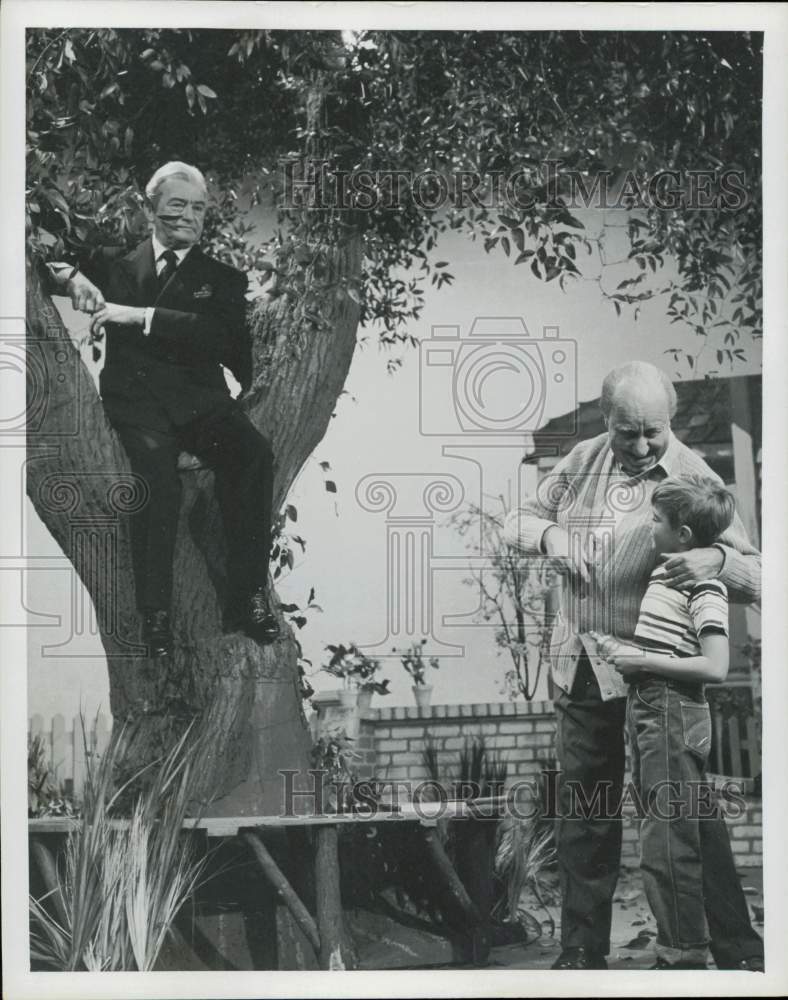 1957 Press Photo Scene from Hallmark Hall of Fame, &quot;On Borrowed Time&quot;- Historic Images