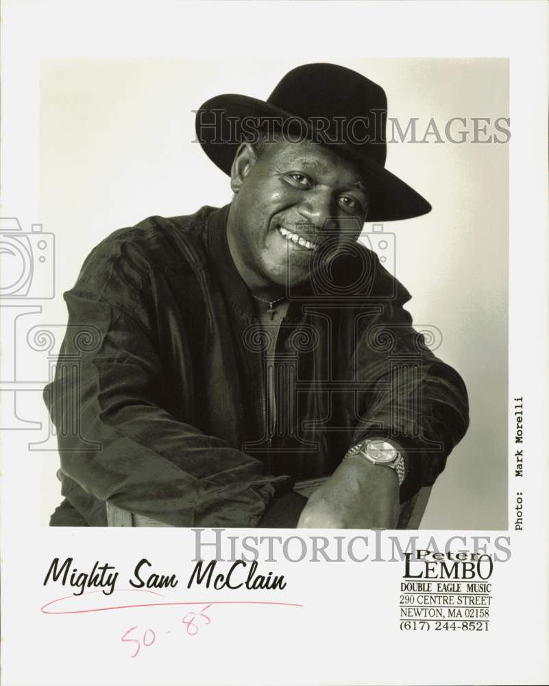 Press Photo Mighty Sam McClain - hpp32754- Historic Images