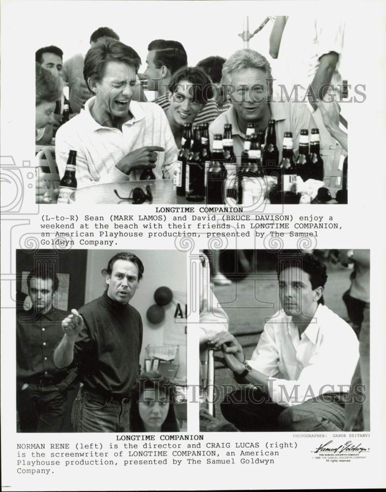 1990 Press Photo &quot;Longtime Companion&quot; Movie Scenes - hpp32791- Historic Images